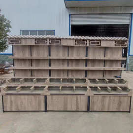 超市商用干货店货架米斗五谷杂粮柜零食干果柜散装糖果透明展示柜