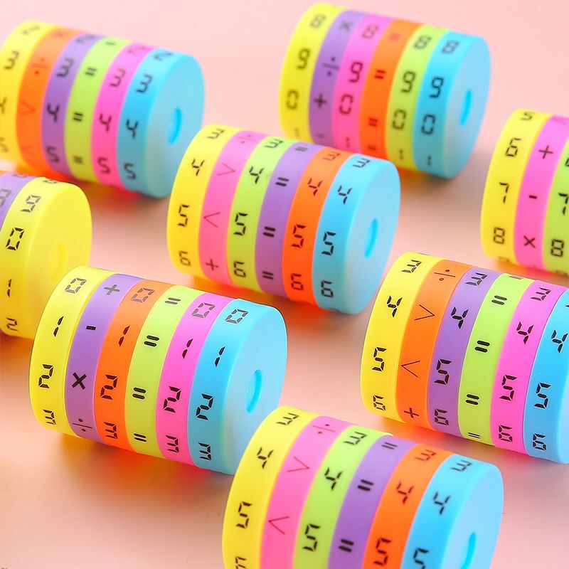 数字加算減算乗算除算算数マジックキューブシリンダー回転子供幼児早期教育 DIY 知育玩具卸売|undefined