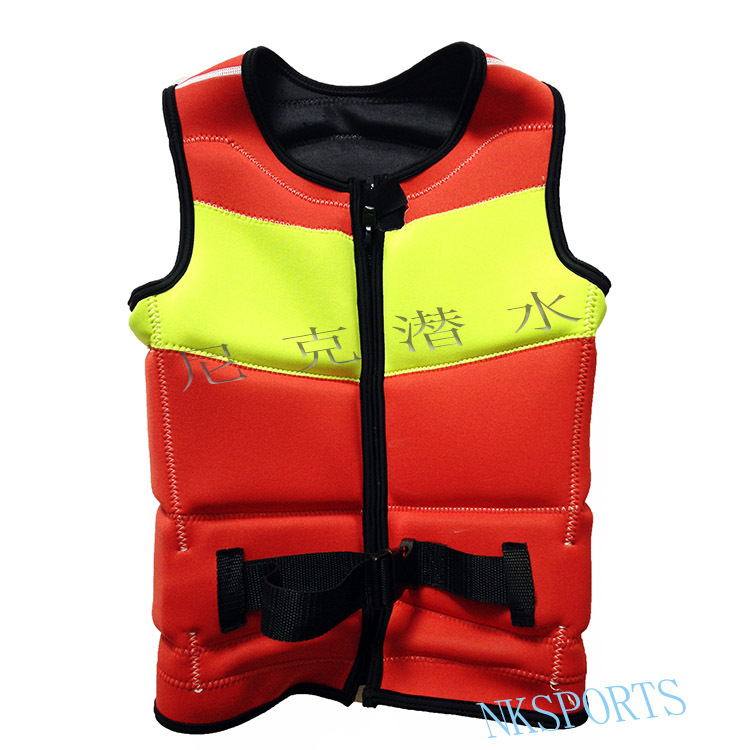 批发2mm氯丁橡胶成人救生衣20mmPVC加厚背心高浮力衣漂流涉水辅助