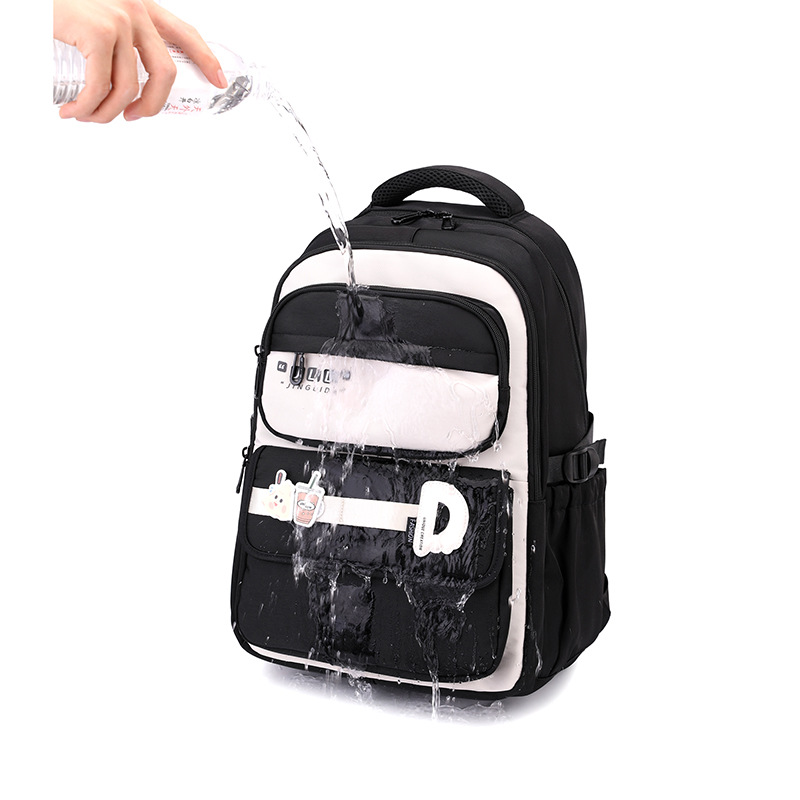 Mochila escolar Jianglida para estudiantes de secundaria, mochila ligera para niñas, mochila informal de gran capacidad para estudiantes de secundaria