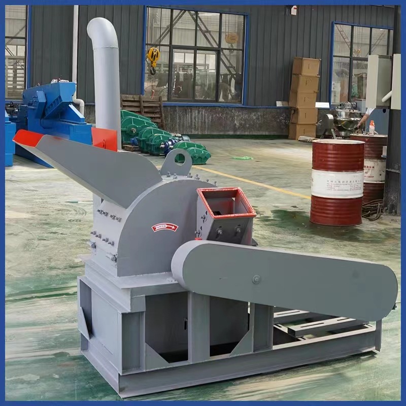 大型树枝粉碎机工业木材树木粉碎设备干湿两用农用秸秆粉碎机器