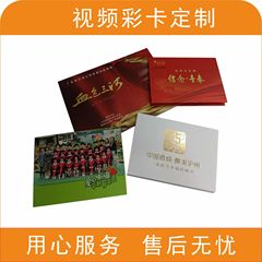 感謝祭の祝福カード誕生日母の日グリーティングカード印刷可能なビジネス招待状LEDフォトアルバム再生アルバムカラー印刷