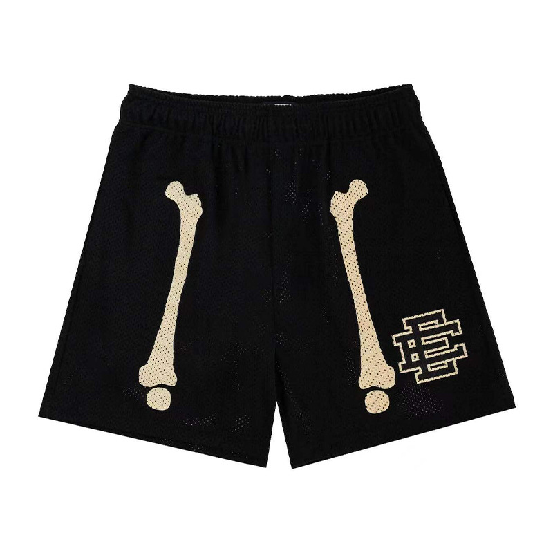 Eric Emanuel EE Pantalones cortos de malla para hombres y mujeres, pantalones de baloncesto deportivo de cuatro puntos