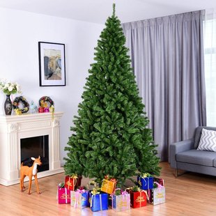 Christmas decorations green 1.2/1.5 meters/1.8 meters/2.1 meters Christmas tree bare tree luxury encryption iron feet