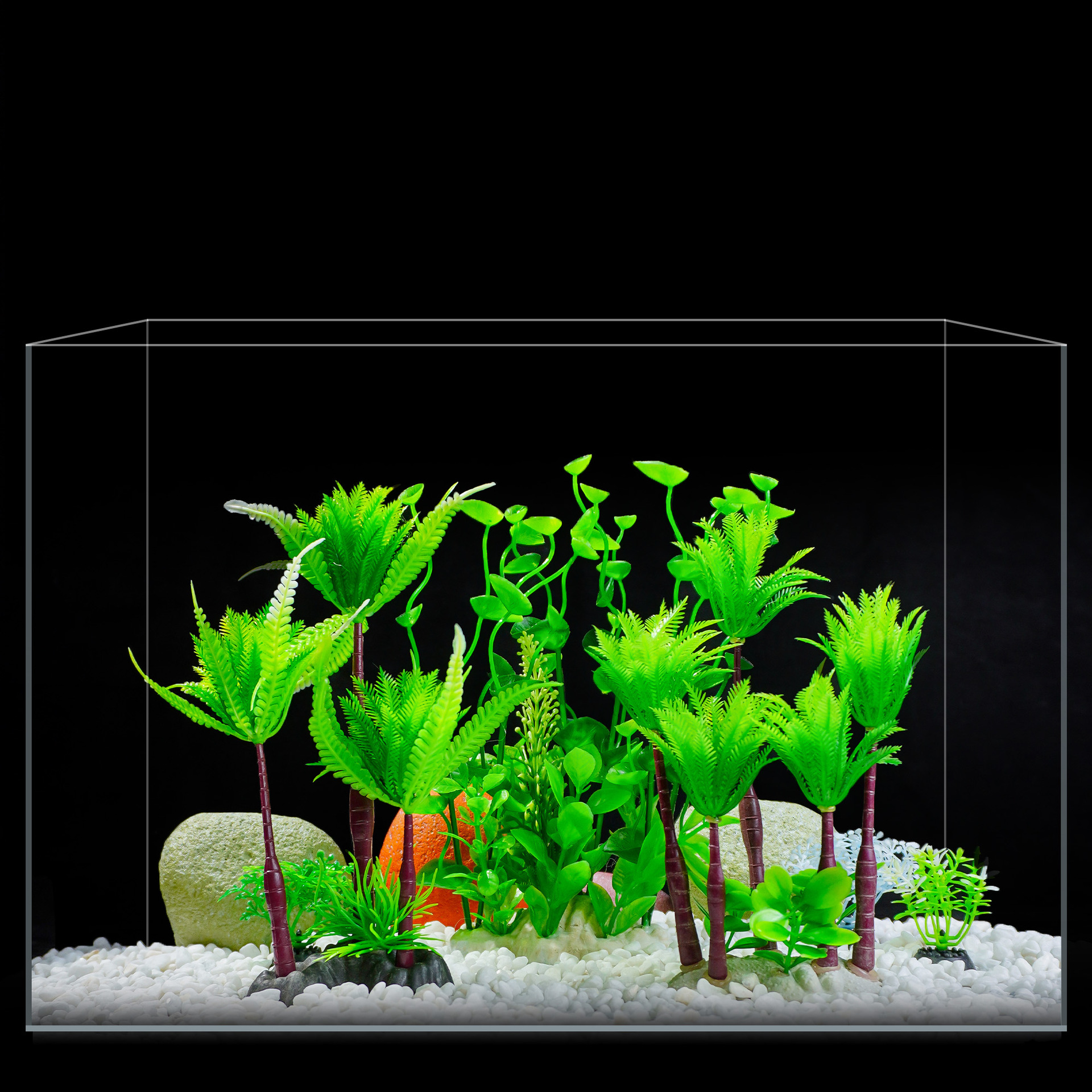 Palmera de Coco Simulada para Acuario de PVC Decorativo para Pecera image 3