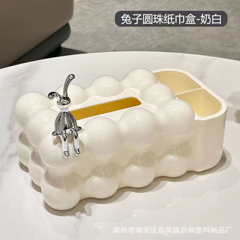 Nueva caja de pañuelos de algodón de azúcar de alta apariencia hogar sala de estar caja de almacenamiento de pañuelos KTV restaurante de alta gama caja de pañuelos