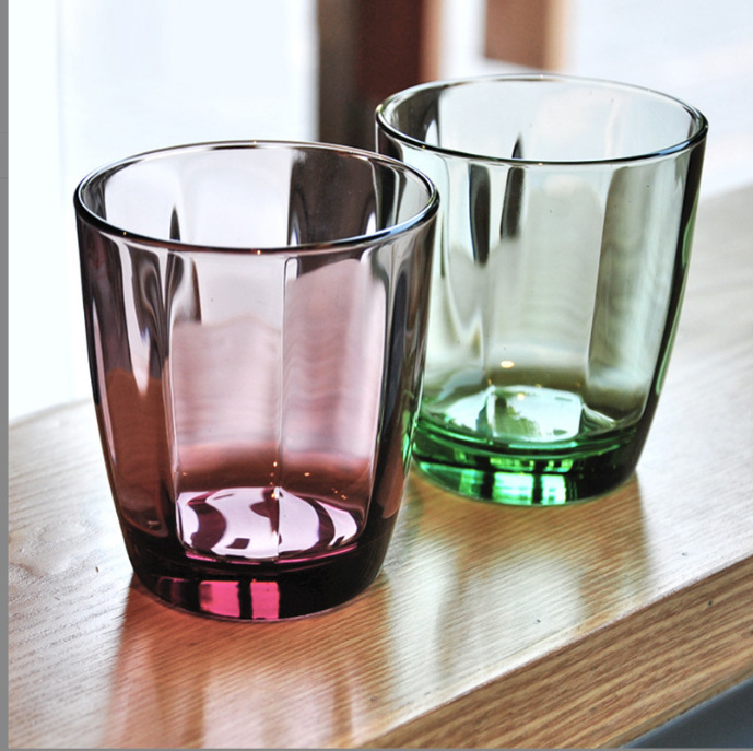 Hotel de alta apariencia taza de cepillo de dientes de vidrio taza de agua hogar pareja enjuague bucal taza de guijarros taza de lavado de vidrio traje