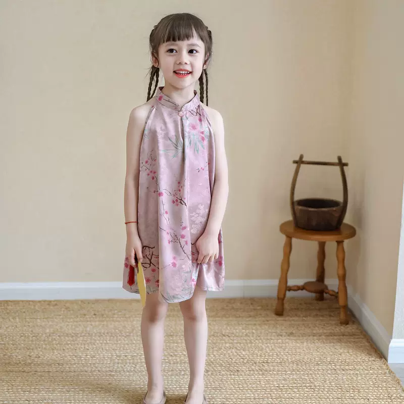 Vest, summer children's Hanfu, cheongsam, Chinese style