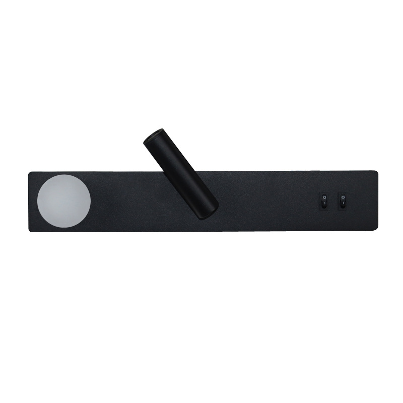 lámpara de pared de cabecera moderna minimalista larga barra de luces de lectura de hotel dormitorio sala de estar de fondo pared colgante lámpara led
