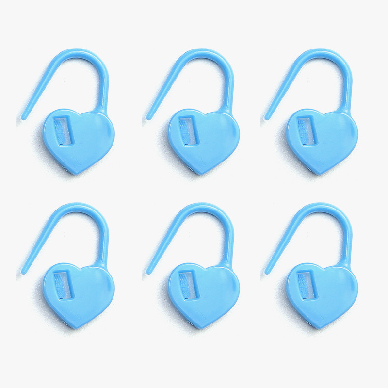 1000 herramientas de trenzado anti-desbloqueo amor de botón de plástico marca de pin contador de suéter