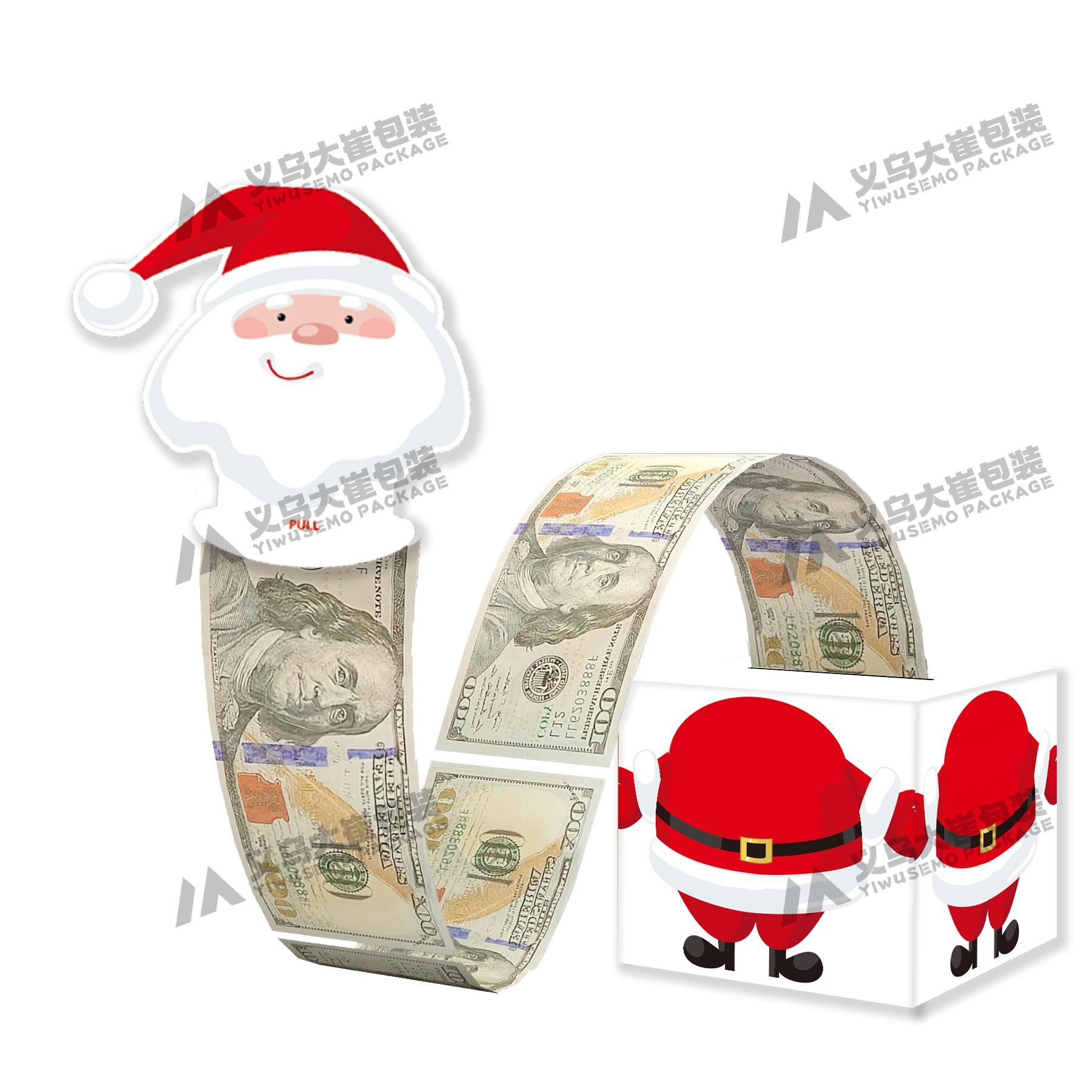 现货圣诞抽钱盒10（独家设计款）