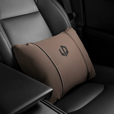 Headrest – Neck Pillow - k-type-chestnut-brown-zero-running-waist-support-one-pack