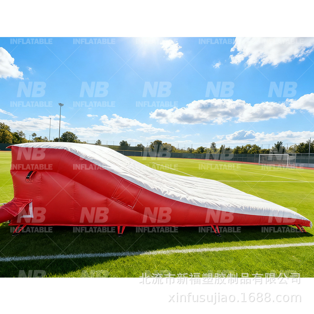 Adultos extremos deportes inflables almohadilla de aterrizaje bicicleta motocicleta entrenamiento acrobacias airbag saltar amortiguador colchón