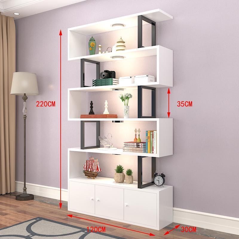 6층, 길이 120 * 깊이 30 * 높이 221, 조명 포함