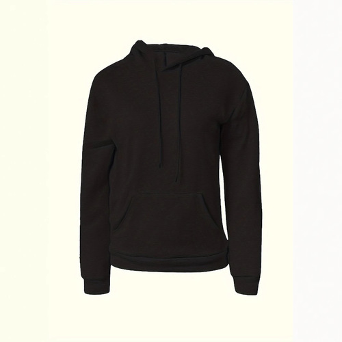 【European size】solid color drawstring hoodie, factory