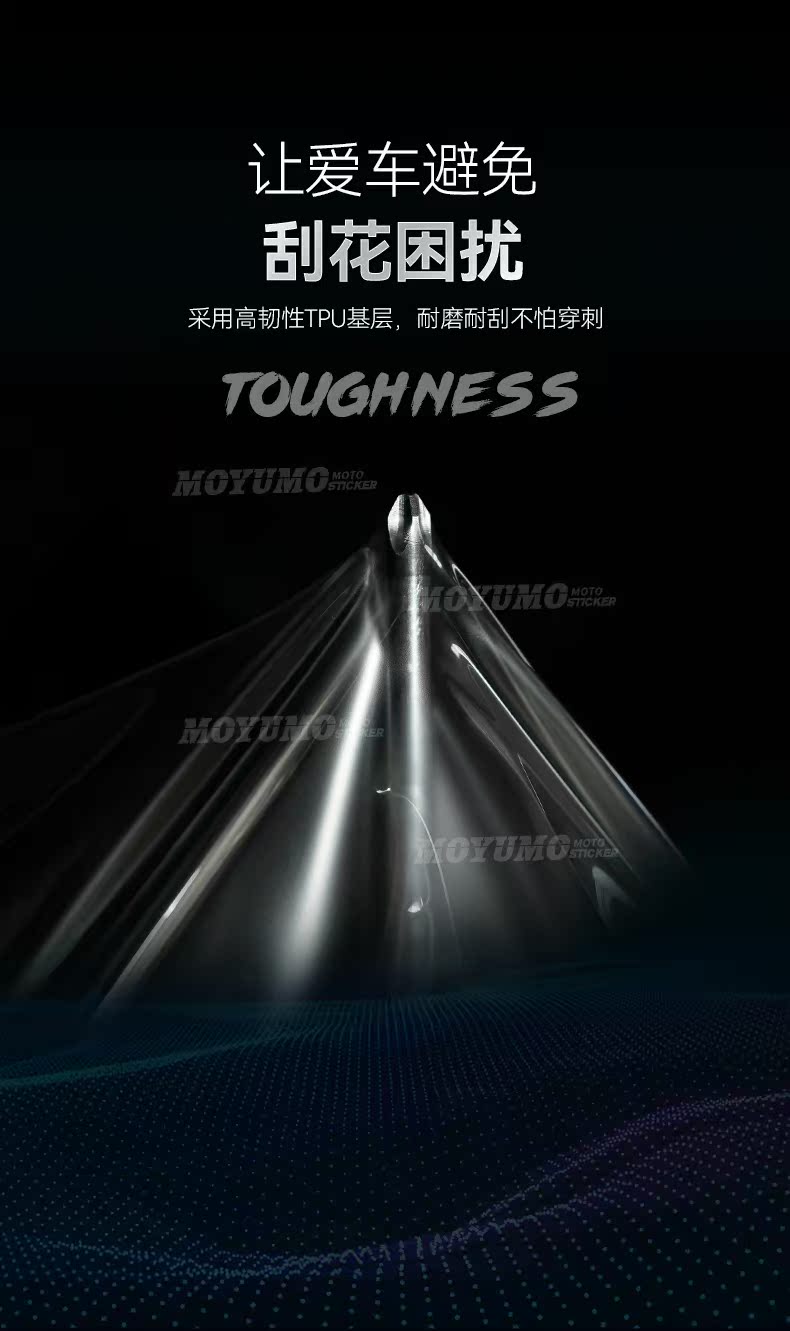 Suitable for Yamaha NMAX155 invisible car cover, body paint protection film, transparent TPU, anti-scratch and anti-wear modification