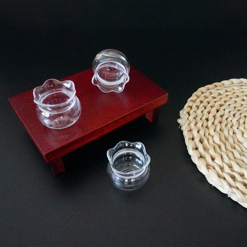 模擬ミニ水槽モデルミニチュアプラスチック水槽 diy 食品おもちゃアクセサリーままごとおもちゃ小道具装飾品|undefined