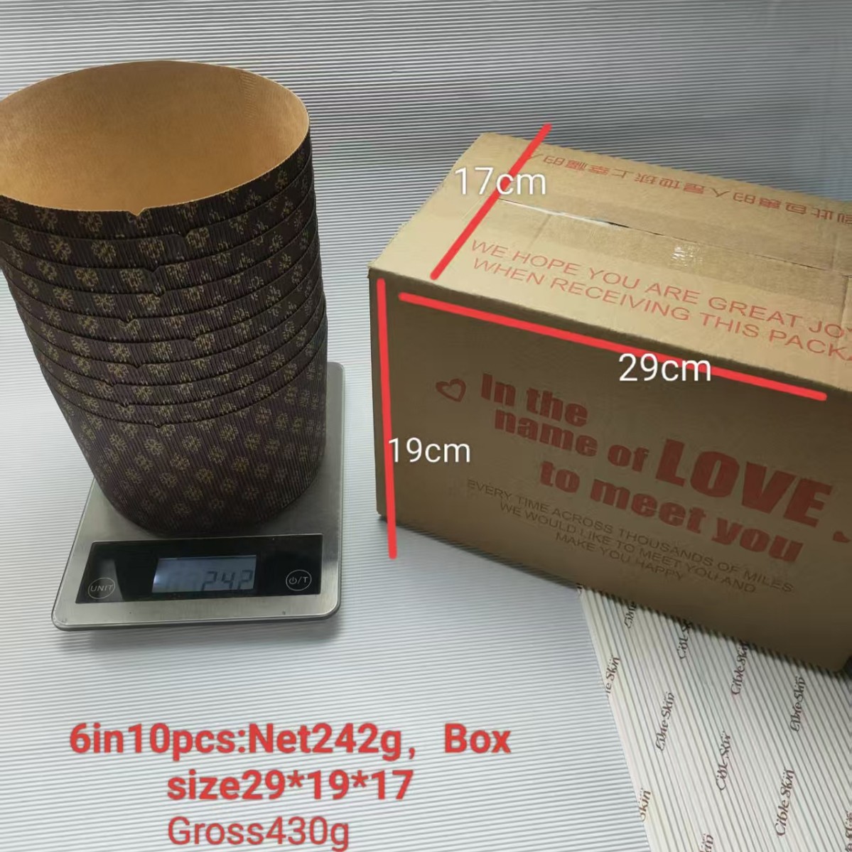 Panettone papel de Navidad Panettone molde de papel pan