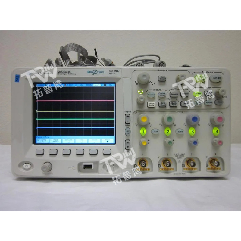 Agilent 安捷伦 MSO6034A 混合信号示波器 300 MHz 4 个模拟通道