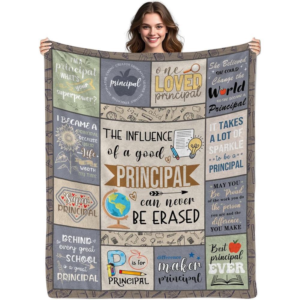 Подарки для женщин в знак признательности директору школы, лучшие подарки для женщин-директоров школ, 60 x 50 дюймов, директор