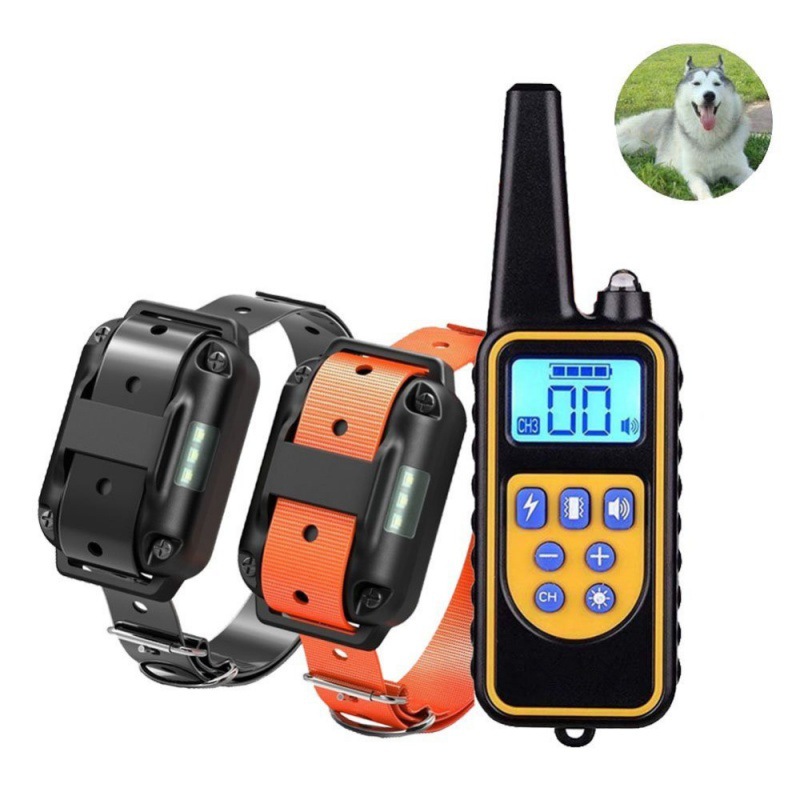 Bark Control charge waterproof dog's bark 800 Distance remote control electric shock A collar for a horse Pets