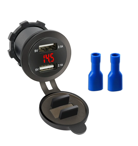 Dual USB [red light]
