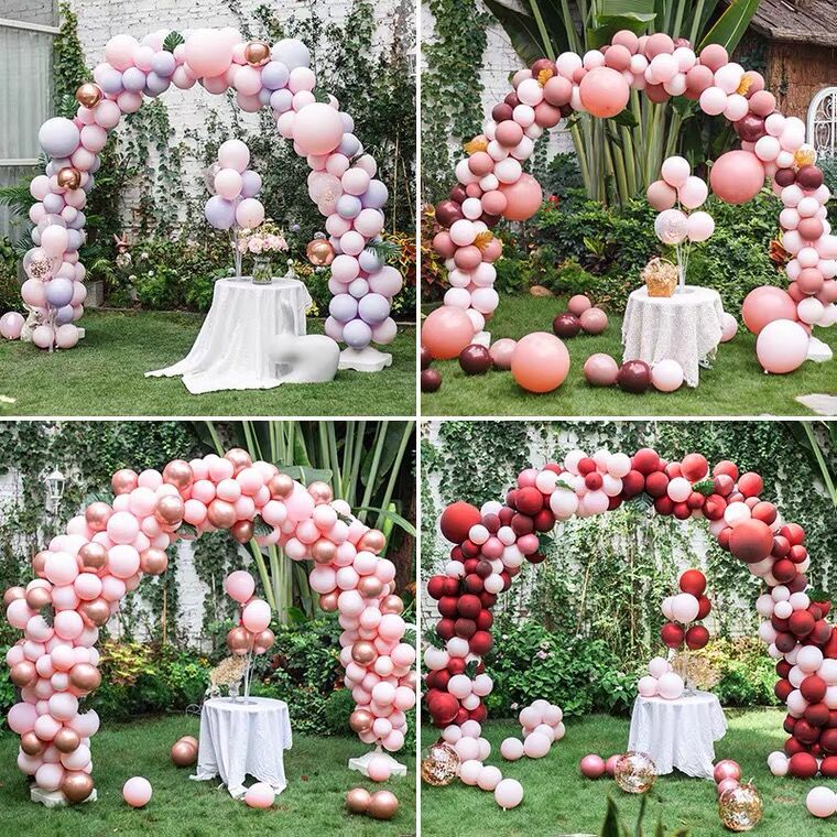 气球拱门开业庆典生日结婚婚庆拱门架10节杆子可拆卸伸缩注水拱门-阿里巴巴