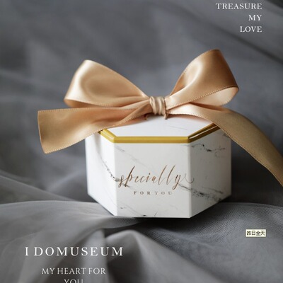 大理石婚礼喜糖包装纸盒子欧式结婚喜糖盒创意婚庆礼盒伴手礼盒