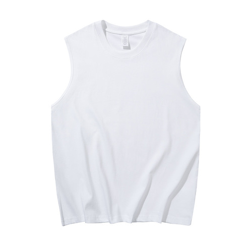 230g 100% Cotton Sleeveless Vest for Men – Summer, Sweat-Absorbent, Breathable, Seamless, Combed Cotton Sports & Casual Waistcoat