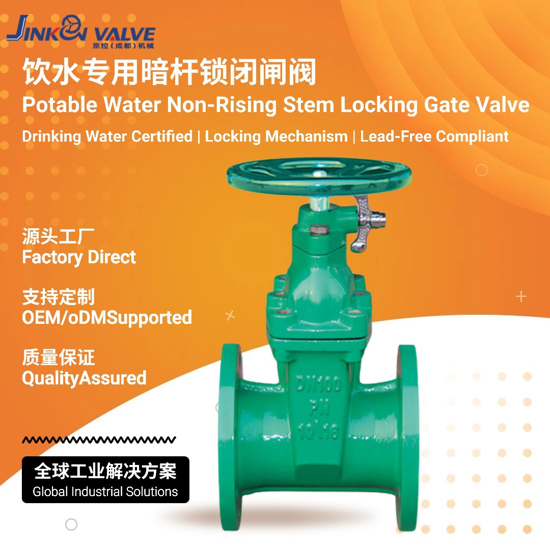 饮用水专用暗杆闭锁 暗杆弹性座封闸阀 手动控制阀 给水系统用