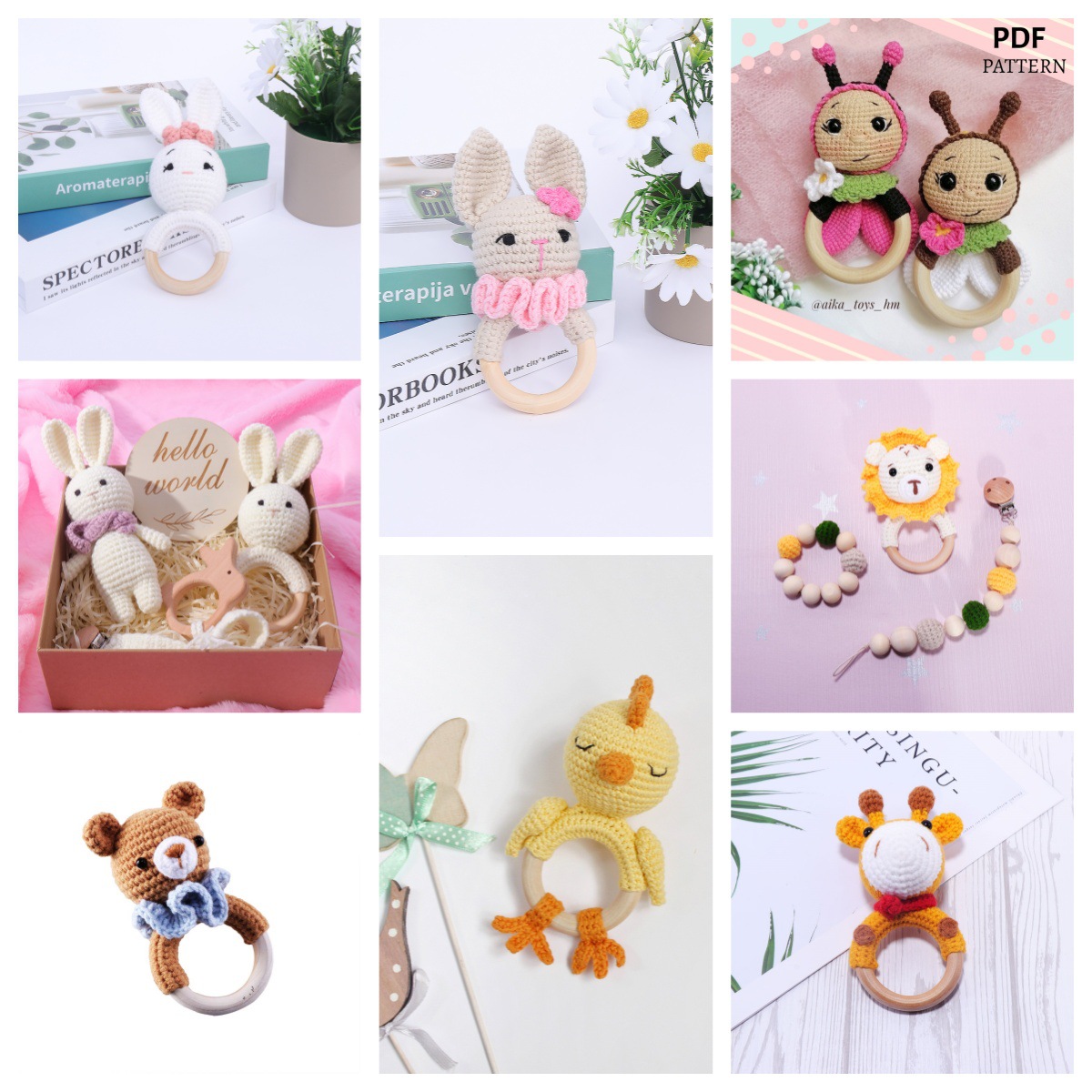 Woven cartoon doll