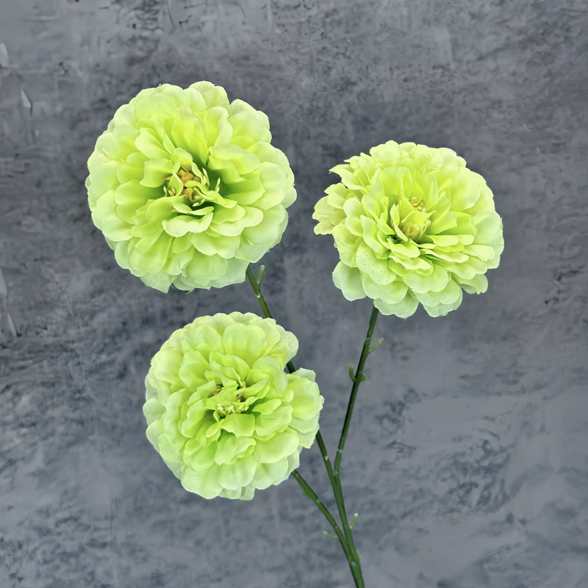 Nuevo hibisco 3 flores de boda decoración del hogar decoración de flores de seda hechas a mano adornos de flores falsas transfronterizas al por mayor