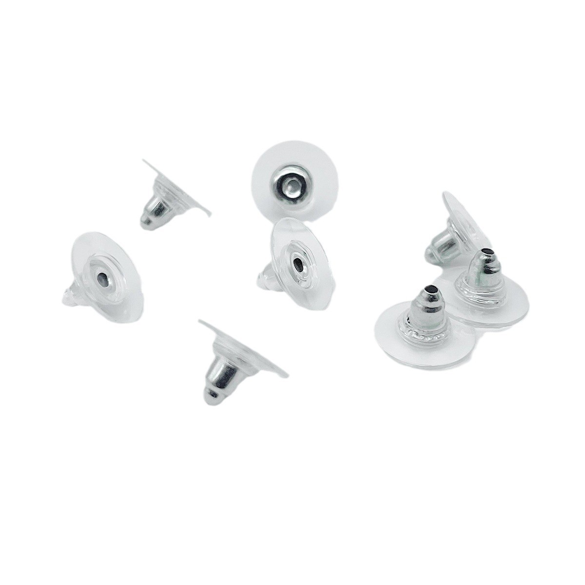 Tapones para los oídos estilo coreano placa de disco de acero inoxidable color preservado accesorios DIY de pendientes