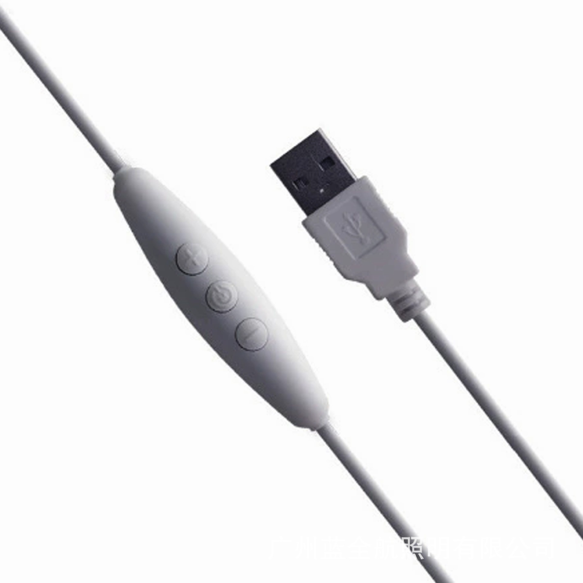 led灯带5v usb线材501开关按钮线 单色控制器 双色温4键双色灯带