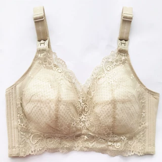 蕾丝100%纯棉内里薄杯舒适无钢圈文胸罩聚拢调整收副乳女内衣723