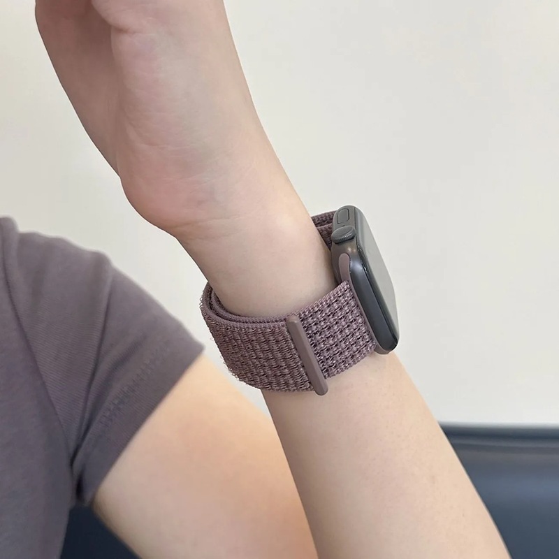 ins は iwatch ナイロンループマジックストラップ S10 Apple s9 ウォッチ SE スポーツ 8/7/男性と女性のリストバンドに適しています。|undefined