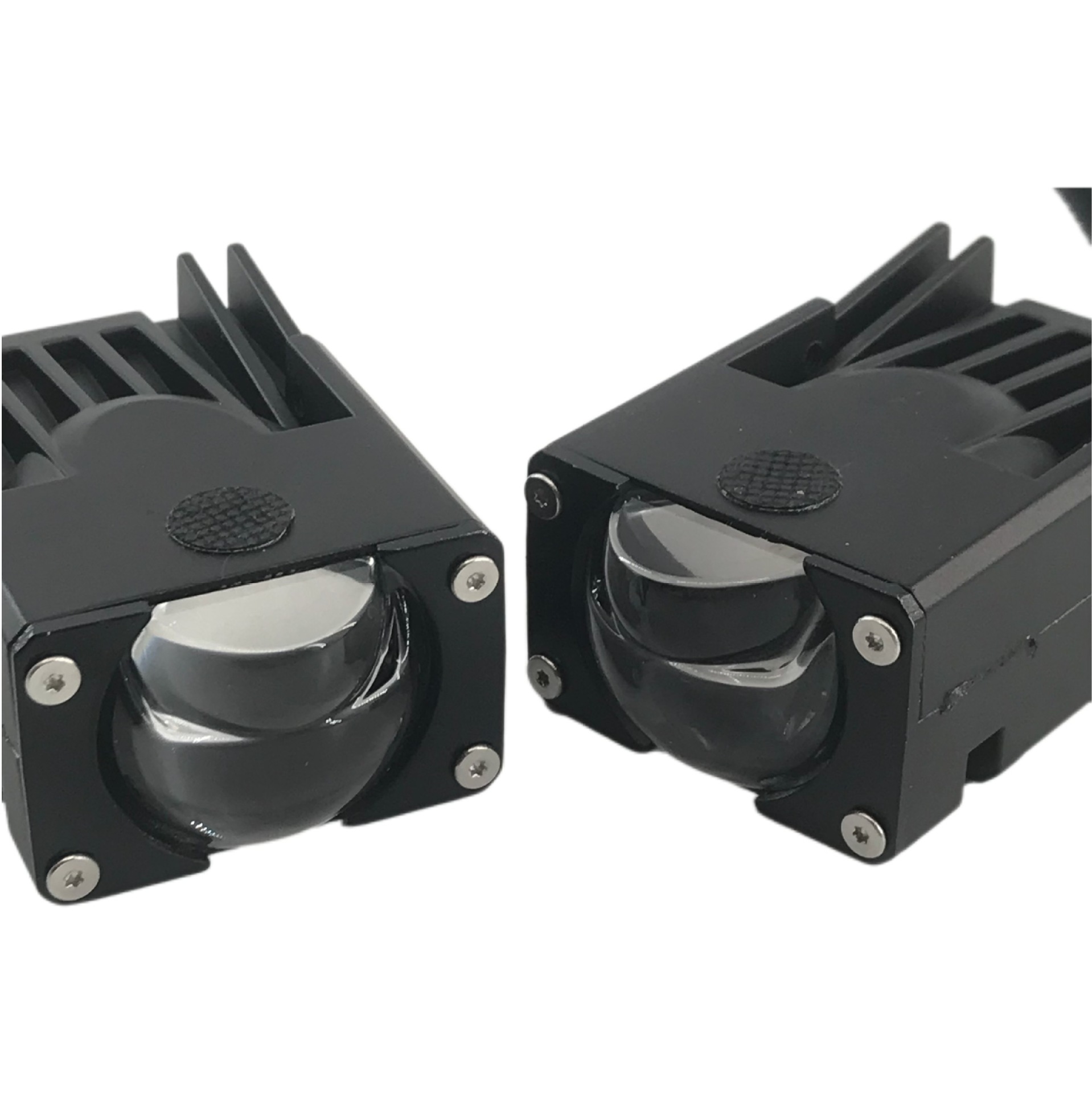 U49 Car Grille Light, Integrated High and Low Beam with Direct Light, Truck Led Grille Dual-Color Spotlight, Motorcycle