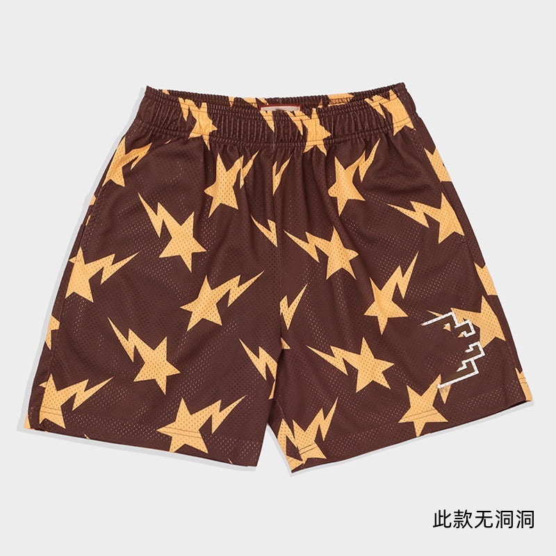 Pantalones deportivos estadounidenses para hombres y mujeres, pantalones de acondicionamiento de verano, pantalones de malla transpirables, sueltos, secos rápidos, pantalones de pareja.