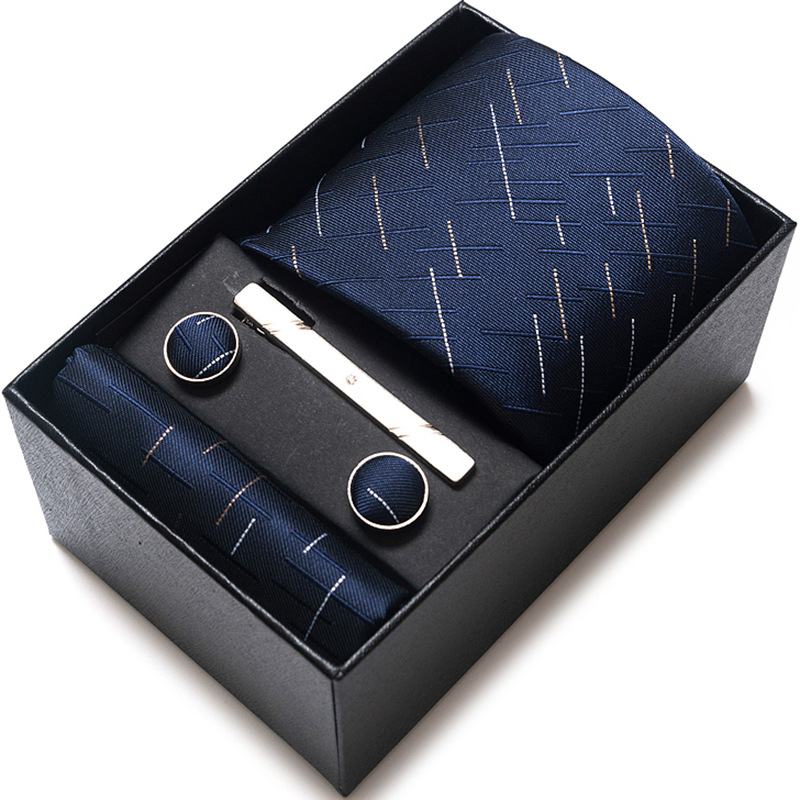 Fabricante en stock corbata de los hombres caja de regalo traje formal desgaste negocio boda corbata transfronteriza 2023 nuevo