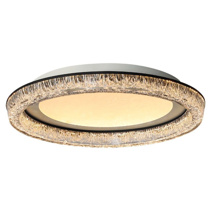 Iluminación de techo de lujo ligera italiana moderna sencilla y alta sensación redonda nueva luminaria de alta gama de la sala de estar 536L