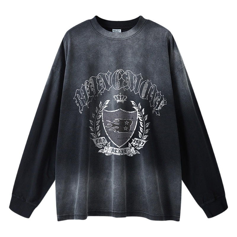 BE ropa de hombre | 2025 verano americano marca de moda europea y americana casual top de media manga para hombre camiseta de manga corta lavada contra el coche para hombre de moda