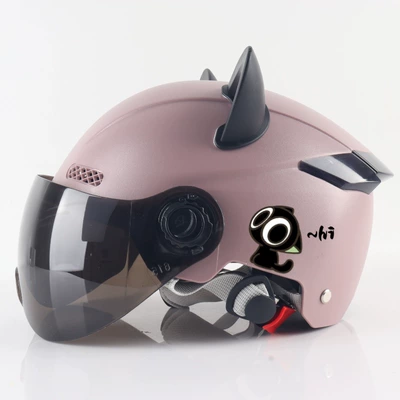 Motorcycle Safety Supplies Helmets, Student and Child Helmets - children-solid-color-french-pink-tea-short-mirror