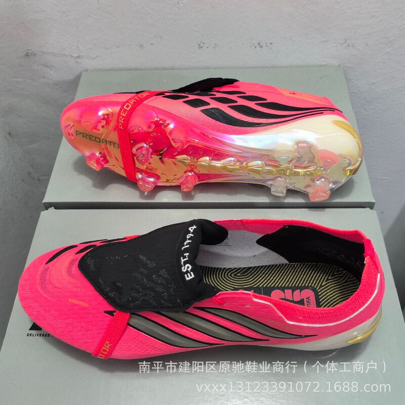 Factory Direct Sales Cross-Border World Cup Predator 26Th Generation Training Football Shoes Fg Spikes Breathable Predator 26Elite