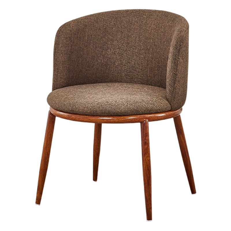 Nordic Simple Wooden Table Small Apartment Metal Log Small Round Table Imitation Solid Wood Side Table Corner Table Tea Table Negotiation Small Round Table