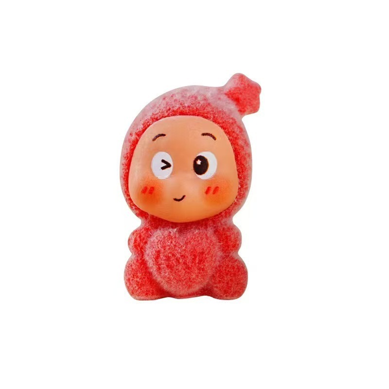 植绒小星星公仔萌粒diy饰品小挂件钥匙扣公仔摆件汽车桌面装饰品|undefined