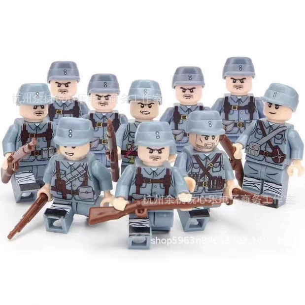 Конструктор Lego, минифигуры, солдат, кукла для мальчиков, игрушка