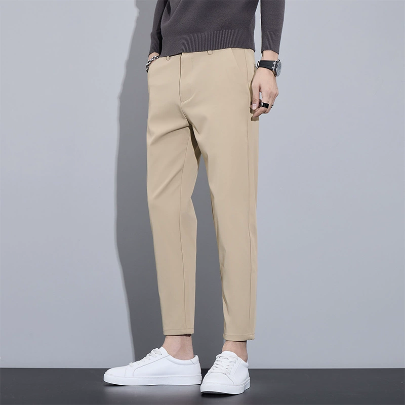 Summer trend trousers for leisure, for teenagers, slim fit, loose straight fit