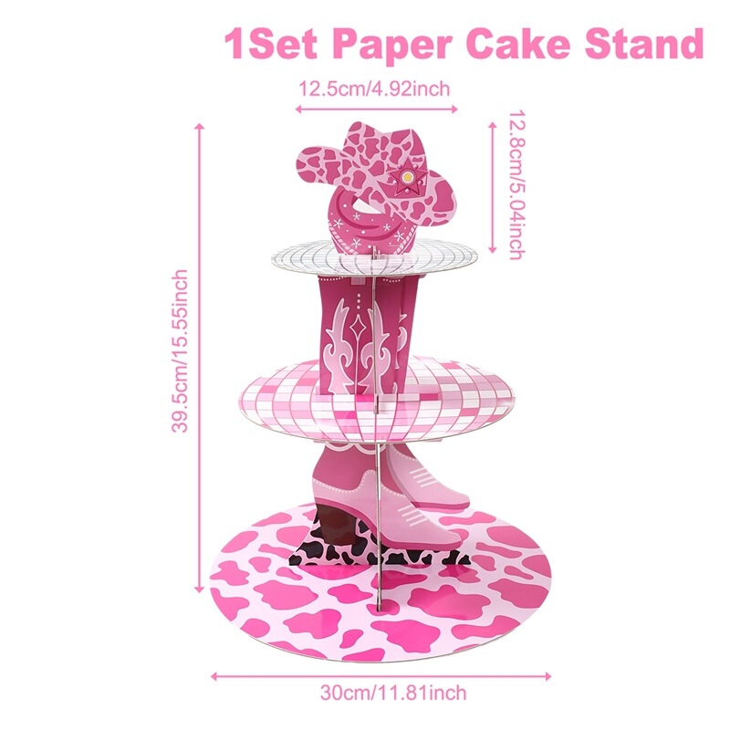 クロスボーダーケーキスタンド誕生日パーティーの装飾ケーキテーブル使い捨て紙デザートテーブルケーキホルダー外国貿易ホット販売|undefined