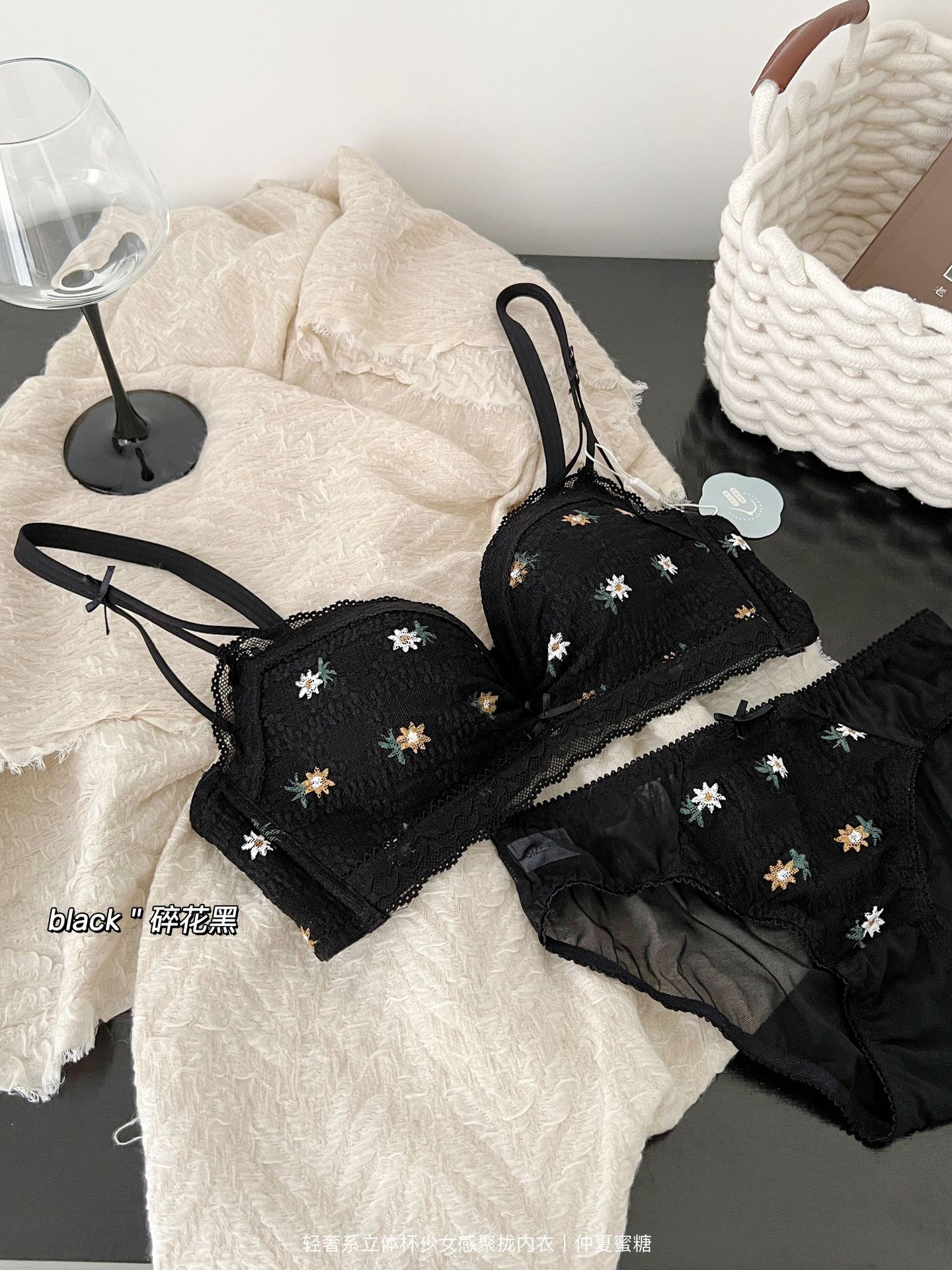 Venta directa de fábrica comercio electrónico transfronterizo Sudeste de Asia Vietnam Tailandia damas francés pecho pequeño superior delgado inferior grueso sujetador