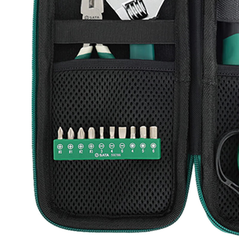 SATA 06001A Kit de mantenimiento básico de 15 piezas